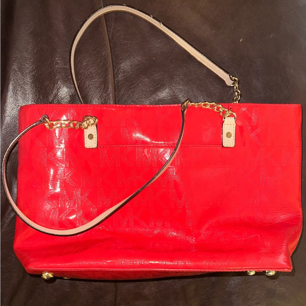 Red Michael Kors Women's Bag